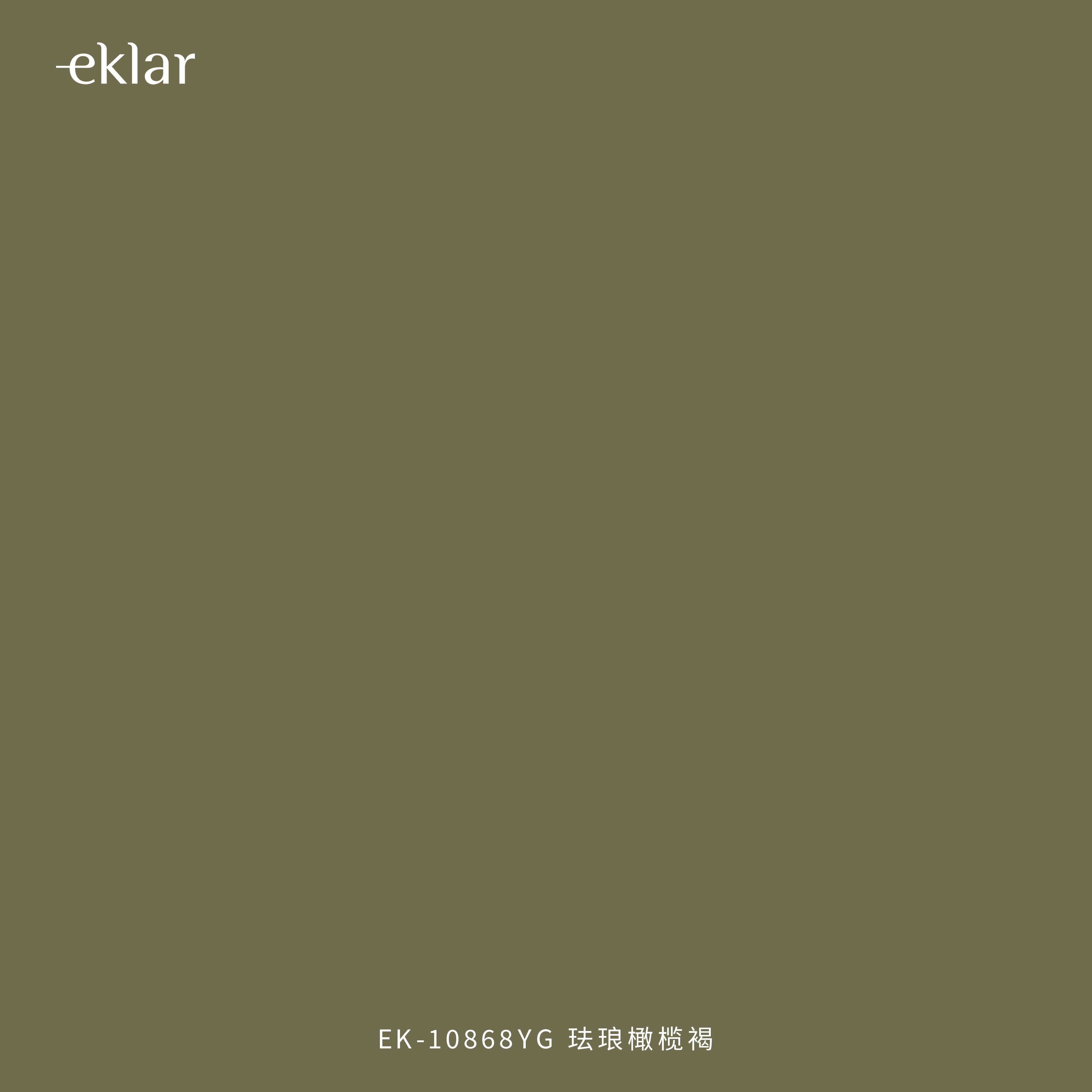 EK-10868YG 珐琅橄榄褐